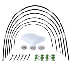 Filet de jardin crea cadre de serre en filet de jardin, kit de filet de serre  monter soi - mme, cadre ...