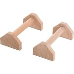Crea - push up bars handstand push ups en bois push up stand bar fitness