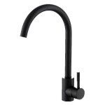 Robinet de cuisine bec haut flexible en forme de 7, robinet mitigeur d'vier de cuisine en acier inoxydable ...