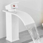 Crea - robinet moderne pour salle de bain et cuisine, effet cascade, design el�gant robinet lavabo, mitigeur ...