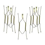Supports d'assiettes pour le mur, support de plateau dcoratif de 8 pouces avec crochets d'installation, ...