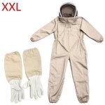 Vtements d'apiculture avec des gants, combinaison d'apiculteur en coton naturel avec voile d'escrime ...