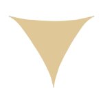 Crea - voile d'ombrage triangulaire imperm�able et anti - uv avec 3 cordes de fixation pour ext�rieur, ...
