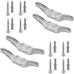 Create idea 4 pices taquets de cordon de store cordon taquets stores en plastique transparent enrouleurs ...