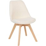 Cr�ateur d'int�rieur chaise baya en plastique jaune et h�tre ? salle � manger, cuisine, bureau, salon ...