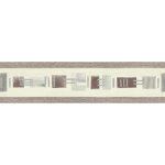 A. s. creations - frise papier peint gris beige motif géométrique frise tapisserie grise & marron pour ... A. s. creations - frise papier peint gris beige motif géométrique frise tapisserie grise & marron pour ...