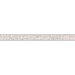 A. s. creations - frise papier peint motif ornements lgants frise tapisserie grise & beige pour couloir ...