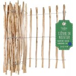 Creative home - cl�ture en bois de noisetier 120 cm x 5 m espacement lattes 7 - 9cm