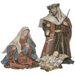 Crèche de noël 3 pièces pour décoration de noël en résine de haute qualité Crèche de noël 3 pièces pour décoration de noël en résine de haute qualité