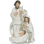 Crèche de noël décorative en résine 20 cm x 10, 5 cm Crèche de noël décorative en résine 20 cm x 10, 5 cm