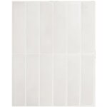 Cr�dence adh�sive pour cuisine et salle de bain, sticker carrelage mural, carreaux blanc - gris autocollants, ...