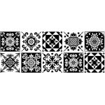 Credence adhesive pour cuisine, stickers muraux carrelage adhesif mural salle de bain, autocollant carreaux ...