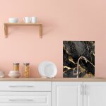 Crédence cuisine adhésive autocollante adhésif imitation marbre noir - 60 x 70 cm ? idéal fond de hotte ... Crédence cuisine adhésive autocollante adhésif imitation marbre noir - 60 x 70 cm ? idéal fond de hotte ...