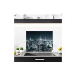 Signaletique. biz france - crdence cuisine adhsive autocollante new york - 90 x 70 cm ? idal fond ...