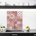 Signaletique. biz france - crdence cuisine en aluminium - pose autocollante redmonky 60 x 70 rouge