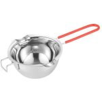 Creuset pour bain - marie, 480ml chaudi�res universelles en acier inoxydable, avec poign�e r�sistante ...
