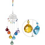 Cristaux colors attrape - soleil suspendus attrape - soleil lustre lampes lumire pendentif prismes ...