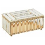 Cristal de luxe conception kleenex bo�te titulaire cristal cube serviette distributeur chambre bureau ...