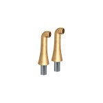 Cristina ondyna - 2 colonnettes hautes 130 mm mm3 / 4' vieux bronze mat ch16093