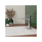 Cristina ondyna - lavabo omega medium + vidage metal brosse og22377