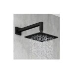 Cristina ondyna - pomme de douche noir mat slim laiton carré sd25013 Cristina ondyna - pomme de douche noir mat slim laiton carré sd25013