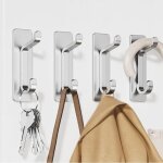 Crochet adhesif mural, porte serviette salle de bain, accroche torchon cuisine, porte manteau adh�sif, ...