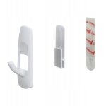 Crochets autocollants command blancs 2 pi�ces 1, 3 kg