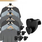 Crochets gain de place en forme de c?ur - extensions de cintres pour garde - robe (12 pi�ces, en forme ...