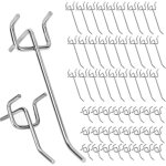 Crochets pour panneau perfor� 50 pcs crochets pour panneau perfor� porte panneau mural crochets muraux ...
