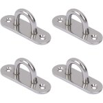 Crochet de plafond acier inoxydable 4 pi�ces support mural plaques � oeil oblongues pour chaise accrochante ...