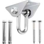 [jamais utilis�] crochet de plafond en acier inoxydable rotatif � 360? pour bois de b�ton, hamac, chaise ...