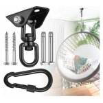 Crochet de plafond pour fauteuil suspendu pivotant à 360 °, balançoire, suspension, crochet avec vis ... Crochet de plafond pour fauteuil suspendu pivotant à 360 °, balançoire, suspension, crochet avec vis ...