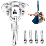 Crochet de plafond pour suspendre des hamacs, du yoga, des chaises suspendues, kit d'entra�nement de ...