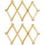 Crochet de porte - manteau en bois, crochet mural accordéon extensible, porte - manteau mural pliant ... Crochet de porte - manteau en bois, crochet mural accordéon extensible, porte - manteau mural pliant ...
