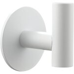 Crochet porte serviette inox porte manteau mural sans percage, blanc z - v - d