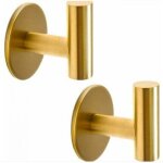 Crochet porte - serviettes sans per�age dor� pat�re en acier inoxydable sus304 pat�re murale pat�re auto ...