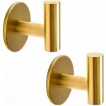 Crochet porte - serviettes sans per�age dor� pat�re en acier inoxydable sus304 pat�re murale pat�re auto ...