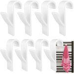Crochet de radiateur rond 8 pi�ces, crochet pour s�che - serviettes, tous les radiateurs standards, amovible ...