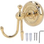 Crochets pour robe  double griffe, finition or antique, forte charge, crochet mural pour manteau, pour ...