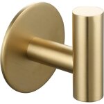 Crochet serviette murale adhesif pack de 4 porte serviette en acier inox sans per�age, or bross� z - ...