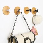 Crochet serviette salle de bain, sl. gt 4 pices patere porte manteau bois crochet, mural en bambou crochet ...