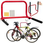 Crochet de vlo mural pliable en acier massif, 40 kg