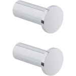 Crochets � visser pat�re murale ronde 40mm, crochets muraux en acier inox, crochets pour salle de bain ...