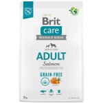 Croquettes pour chien adulte - brit care grain - free adult saumon - 3 kg