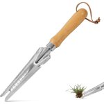 Csparkv 1 pcs arrache mauvaise herbes jardinage 34 cm désherbeur à manche en bois outil de désherbage ... Csparkv 1 pcs arrache mauvaise herbes jardinage 34 cm désherbeur à manche en bois outil de désherbage ...