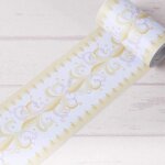 Csparkv - 1 tome frises papier peint feuilles jaunes 10 x 1000cm moulure murale autocollant murals adhesif ...