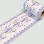 Csparkv - 1 tome frises papier peint motif bleu 10 x 1000cm moulure murale autocollant murals adhesif ...