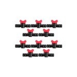 Csparkv - 10 pices vanne capillaire droite vanne d'arrosage valve d'irrigation en plastique tuyau accessoires ...