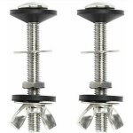 Csparkv - lot de 2 boulons de rservoir de toilettes  cuvette - kit de fixation universel en acier inoxydable ...
