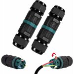 Csparkv - lot de 2 connecteur électrique etanche ip68 - connecteur étanche à 3 broches pour câble de ... Csparkv - lot de 2 connecteur électrique etanche ip68 - connecteur étanche à 3 broches pour câble de ...